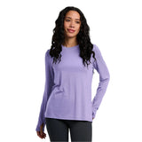 Free Fly Apparel 02. WOMENS APPAREL - WOMENS LS SHIRTS - WOMENS LS CASUAL Women's Bamboo Shade Long Sleeve II BRIGHT LAVENDER