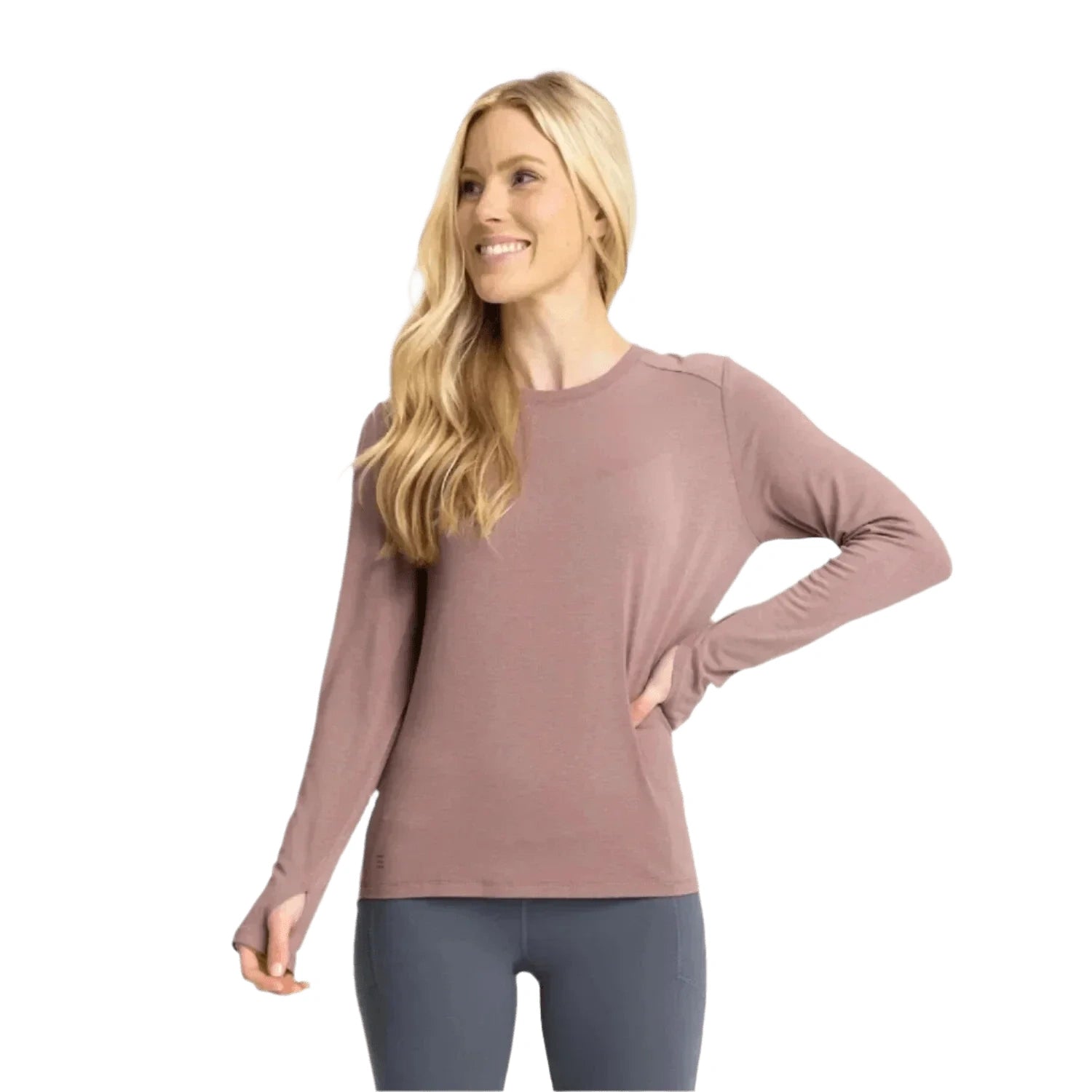 Free Fly Apparel 02. WOMENS APPAREL - WOMENS LS SHIRTS - WOMENS LS CASUAL Women's Bamboo Shade Long Sleeve II FIG