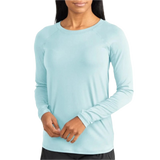 Free Fly Apparel 02. WOMENS APPAREL - WOMENS LS SHIRTS - WOMENS LS CASUAL Women's Bamboo Shade Long Sleeve II OCEAN MIST