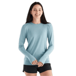 Free Fly Apparel 02. WOMENS APPAREL - WOMENS LS SHIRTS - WOMENS LS CASUAL Women's Bamboo Shade Long Sleeve II OCEAN MIST