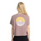 Free Fly Apparel 02. WOMENS APPAREL - WOMENS SS SHIRTS - WOMENS SS CASUAL Women's Daybreak Tee HEATHER FIG