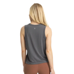 Free Fly Apparel 02. WOMENS APPAREL - WOMENS SS SHIRTS - WOMENS TANK CASUAL Women's Elevate Lightweight Tank SMOKE