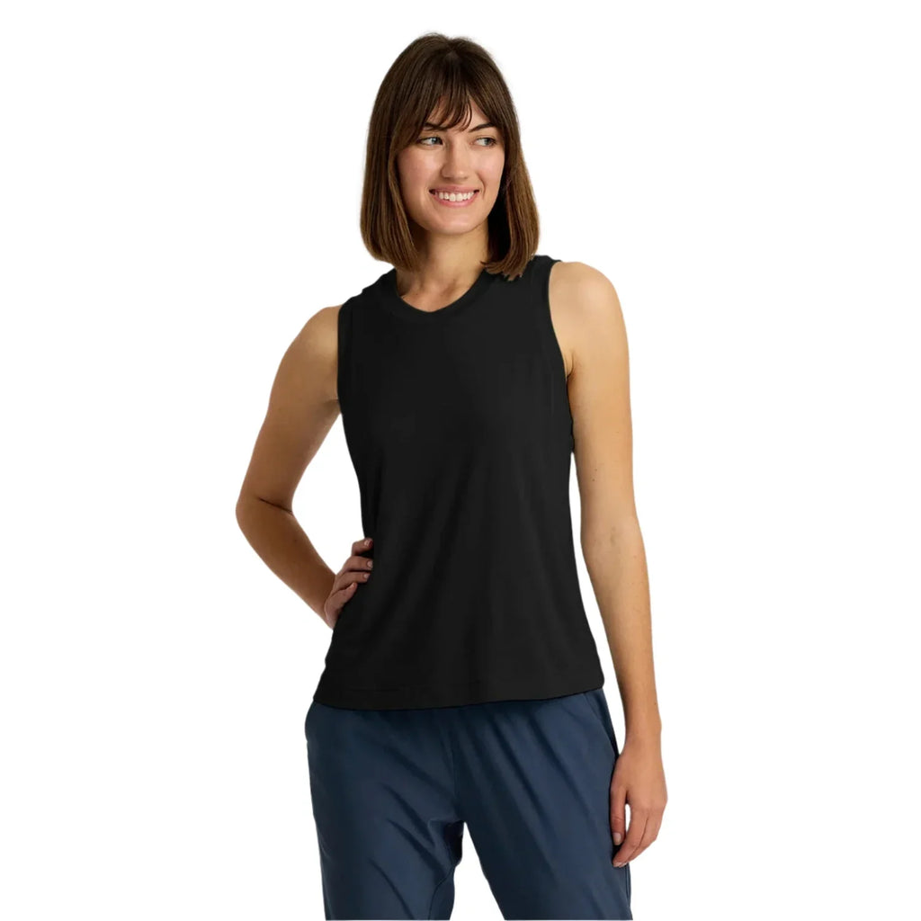 Women’s Elevate Lightweight Tank Free Fly Apparel - BLACK