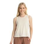 Free Fly Apparel 02. WOMENS APPAREL - WOMENS SS SHIRTS - WOMENS TANK CASUAL Women's Elevate Lightweight Tank HEATHER BIRCH