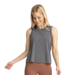 Free Fly Apparel 02. WOMENS APPAREL - WOMENS SS SHIRTS - WOMENS TANK CASUAL Women's Elevate Lightweight Tank SMOKE