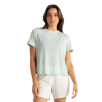 Free Fly Apparel 02. WOMENS APPAREL - WOMENS SS SHIRTS - WOMENS SS CASUAL Women's Elevate Lightweight Tee SURF SPRAY