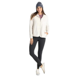 Free Fly Apparel 02. WOMENS APPAREL - WOMENS JACKETS - WOMENS JACKETS FLEECE Women's Gridback Fleece Jacket STONE