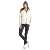 Free Fly Apparel 02. WOMENS APPAREL - WOMENS JACKETS - WOMENS JACKETS FLEECE Women's Gridback Fleece Jacket STONE