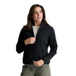 Free Fly Apparel 02. WOMENS APPAREL - WOMENS JACKETS - WOMENS JACKETS FLEECE Women's Gridback Fleece Jacket BLACK