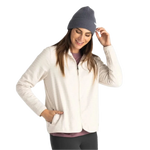 Free Fly Apparel 02. WOMENS APPAREL - WOMENS JACKETS - WOMENS JACKETS FLEECE Women's Gridback Fleece Jacket STONE