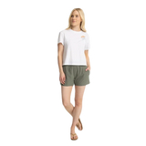 Free Fly Apparel 02. WOMENS APPAREL - WOMENS SHORTS - WOMENS SHORTS ACTIVE Women's Pull-On Breeze Short AGAVE GREEN