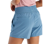 Free Fly Apparel 02. WOMENS APPAREL - WOMENS SHORTS - WOMENS SHORTS ACTIVE Women's Pull-On Breeze Short PACIFIC BLUE