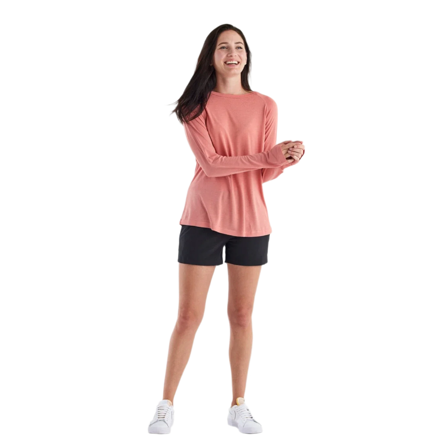 Free Fly Apparel 02. WOMENS APPAREL - WOMENS SHORTS - WOMENS SHORTS ACTIVE Women's Pull-On Breeze Short BLACK