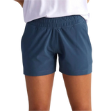 Free Fly Apparel 02. WOMENS APPAREL - WOMENS SHORTS - WOMENS SHORTS ACTIVE Women's Pull-On Breeze Short BLUE DUSK II