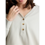 Free Fly Apparel 02. WOMENS APPAREL - WOMENS LS SHIRTS - WOMENS LS CASUAL Women's Waffle Long Sleeve Henley BIRCH