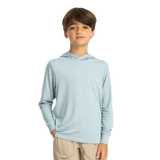 Free Fly Apparel 03. KIDS|BABY - KIDS - KIDS TOPS Youth Bamboo Shade Hoody OCEAN MIST