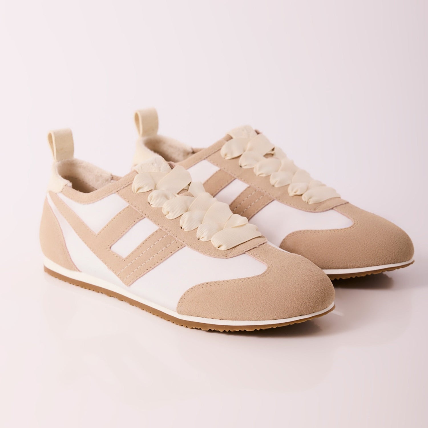 Free People 05. WOMENS FOOTWEAR - WOMENS SHOES - WOMENS SHOES CASUAL Women's Aces Tennis Shoe CHALK|DESERT