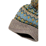 Free People 11. HATS - HATS WINTER - HATS WINTER Women's First Frost Fairisle Pom Pom Beanie 3300 SAGE OS