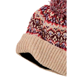 Free People 11. HATS - HATS WINTER - HATS WINTER Women's First Frost Fairisle Pom Pom Beanie 1103 IVORY OS