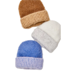 Free People 11. HATS - HATS WINTER - HATS WINTER Women's Forever Fuzzy Beanie 5540 PERIWINKLE OS