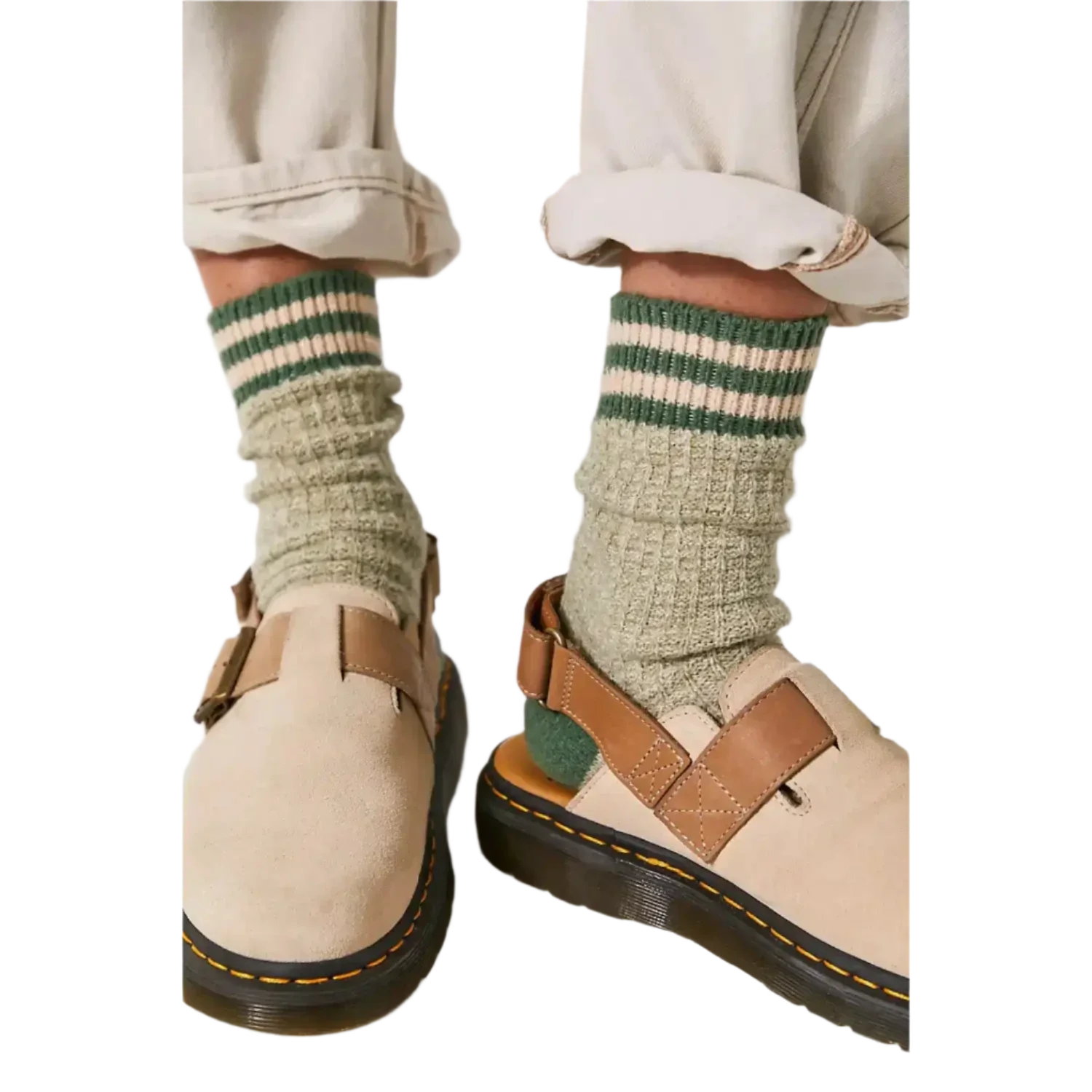 Free People 06. SOCKS - WOMENS SOCKS - WOMENS SOCKS GIFT Women's Jackson Cozy Stripe Socks OS