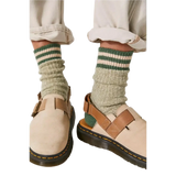 Free People 06. SOCKS - WOMENS SOCKS - WOMENS SOCKS GIFT Women's Jackson Cozy Stripe Socks OS