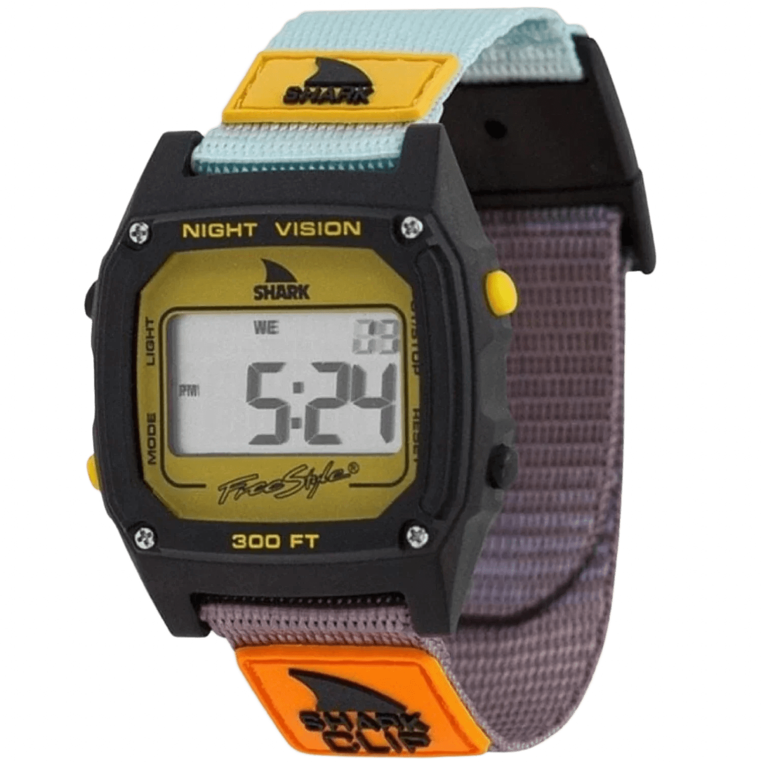 Freestyle 12. HARDGOODS - ELECTRONICS - WATCHES Shark Classic Clip TURQ BLK MUSTARD