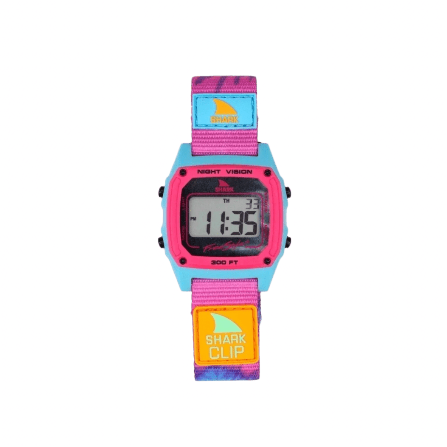 Freestyle 12. HARDGOODS - ELECTRONICS - WATCHES Shark Classic Clip TIE-DYE PINK SPLASH