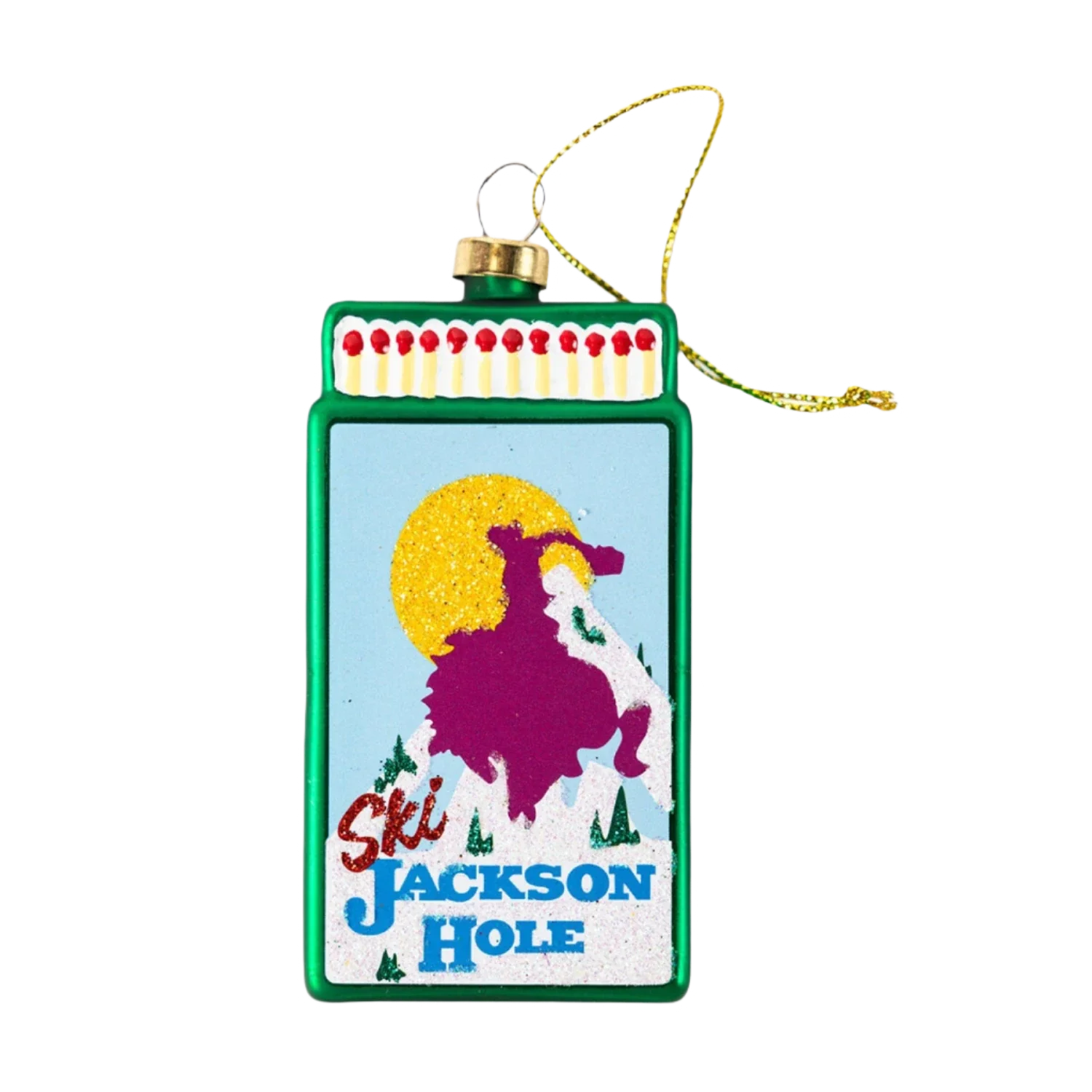 FURBISH STUDIO 10. GIFTS|ACCESSORIES - GIFT - GIFT Matchbook Ornament JACKSON HOLE