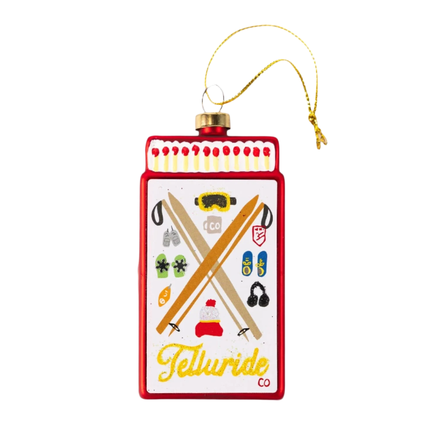 FURBISH STUDIO 10. GIFTS|ACCESSORIES - GIFT - GIFT Matchbook Ornament TELLURIDE