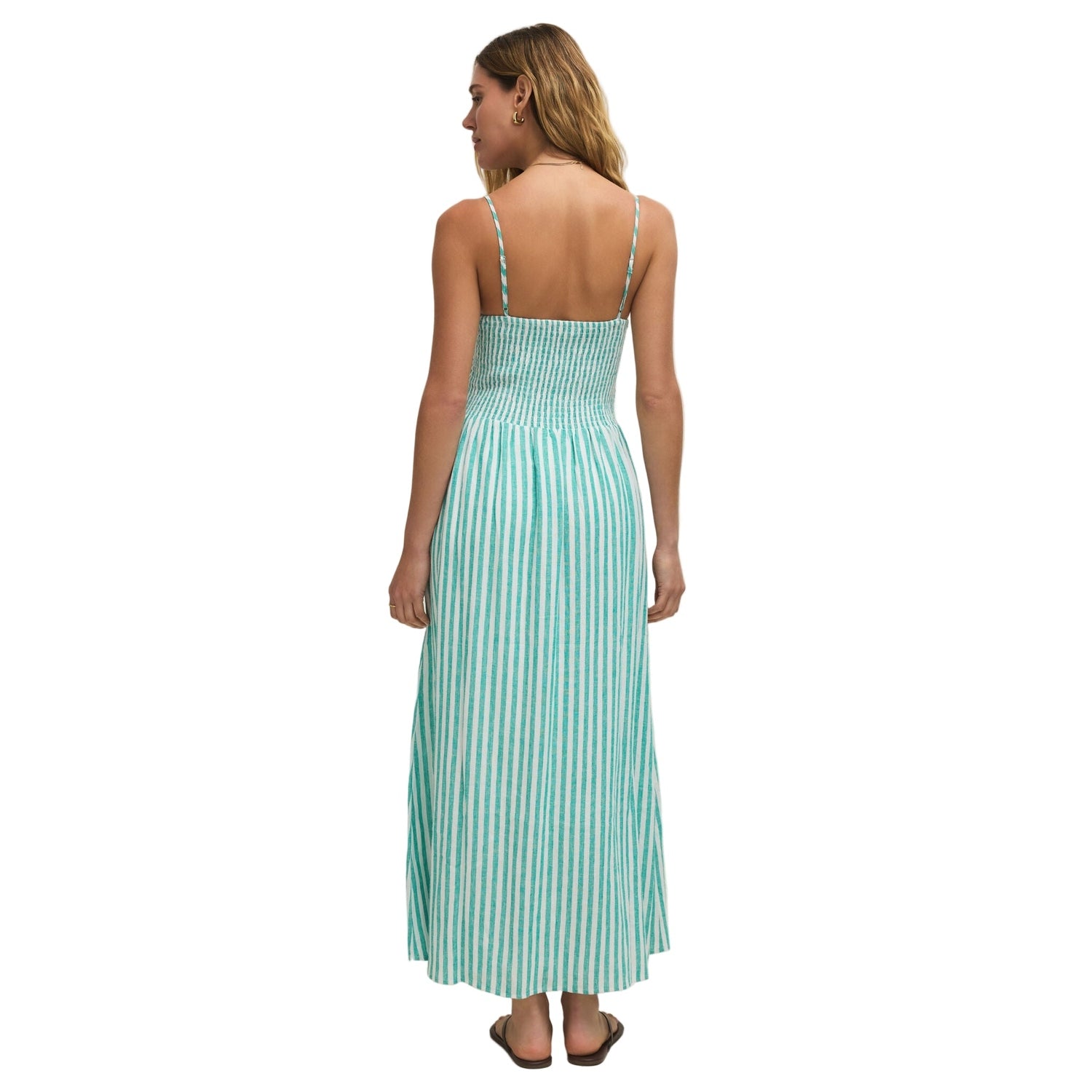 Z Supply Women's Bayside Striped Midi Dress - High Country Outfitters Z Supply Women's Bayside Striped Midi Dress - High Country Outfitters
