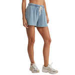 Z Supply 02. WOMENS APPAREL - WOMENS SHORTS - WOMENS SHORTS CASUAL Women's Hunter Knit Denim Short OAI OCEAN AIR INDIGO