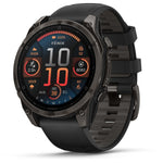 Garmin 12. HARDGOODS - ELECTRONICS - WATCHES Fenix 8 Amoled Sapphire 47MM | Carbon Black DLC Titanium with Black
