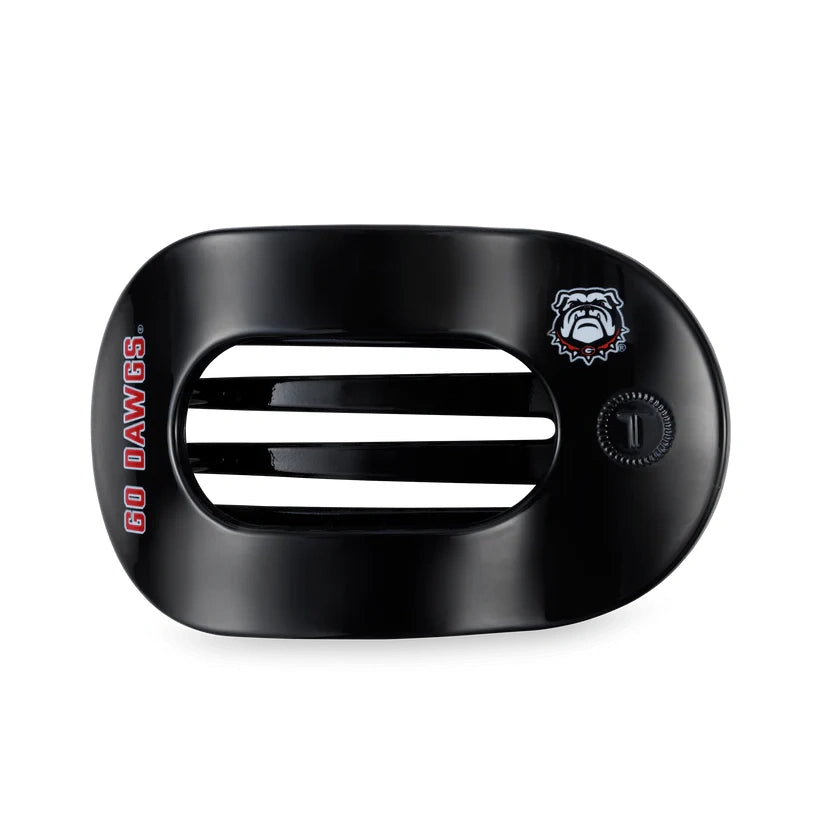 Teleties 10. GIFTS|ACCESSORIES - WOMENS ACCESSORIES - WOMENS HAIR ACCESSORIES Flat Round Clip GO DAWGS