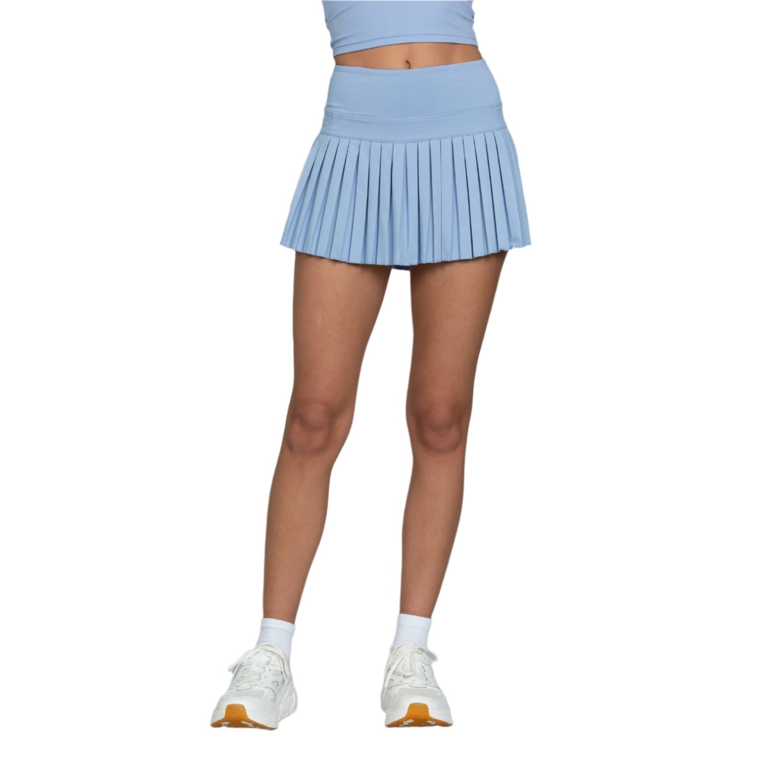 Gold Hinge Women's Pleated Tennis Skirt FAIRVIEW BLUE / S Gold Hinge Women's Pleated Tennis Skirt FAIRVIEW BLUE / S
