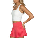 Gold Hinge 02. WOMENS APPAREL - WOMENS DRESS|SKIRT - WOMENS SKIRT ACTIVE Women's Pleated Tennis Skirt PUNCH XS