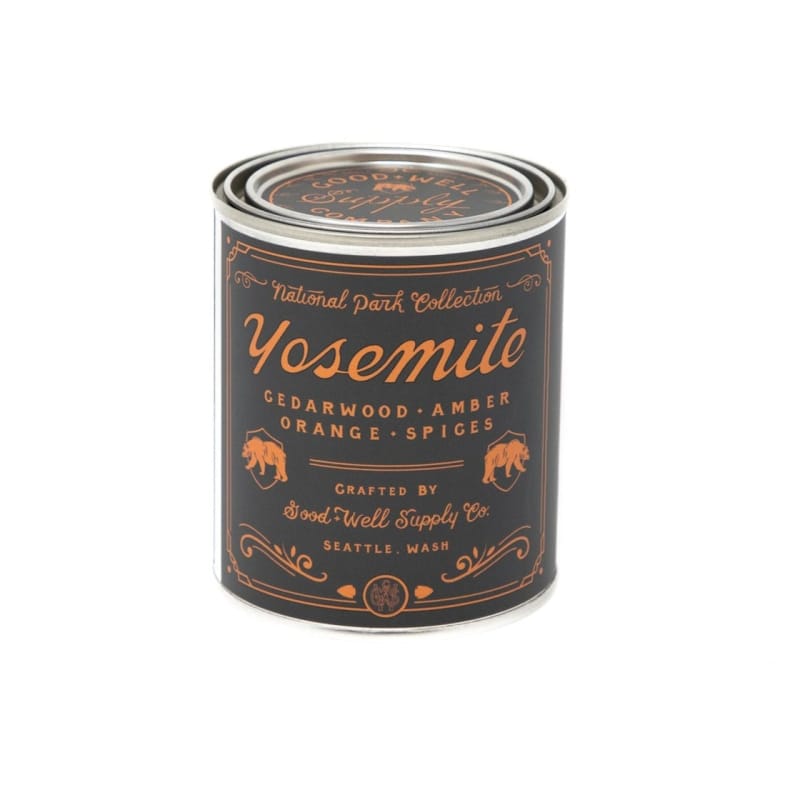 Good & Well 21. GENERAL ACCESS - GIFTS Yosemite National Park Candle 1/2 PINT