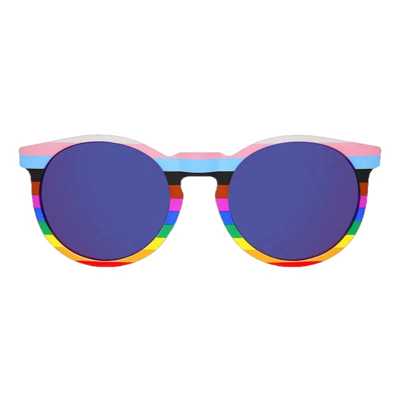 Goodr 21. GENERAL ACCESS - SUNGLASS PRIDE OG GET YOUR PRIORITIES GAY
