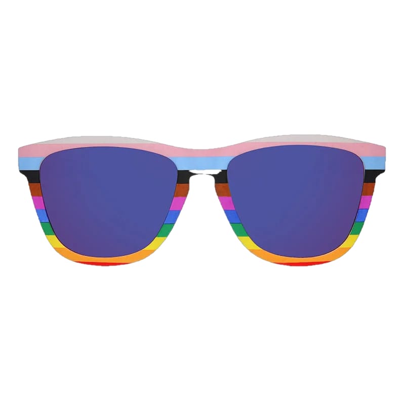Goodr 21. GENERAL ACCESS - SUNGLASS PRIDE OG I CAN SEE QUEERLY NOW