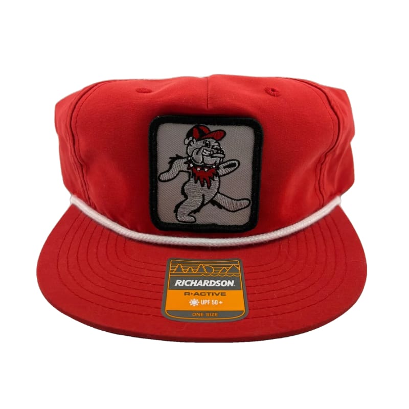 GRATEFUL GAMEDAYS 20. HATS_GLOVES_SCARVES - HATS Dancing Dawg Red Rope Hat