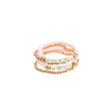 Great Pretenders 03. KIDS|BABY - KIDS - KIDS ACCESS Pink Love Bracelet 4pc