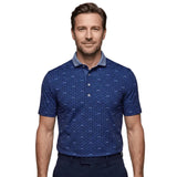 Men's Running Wolf Golf Polo Shirt