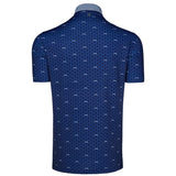 Men's Running Wolf Golf Polo Shirt
