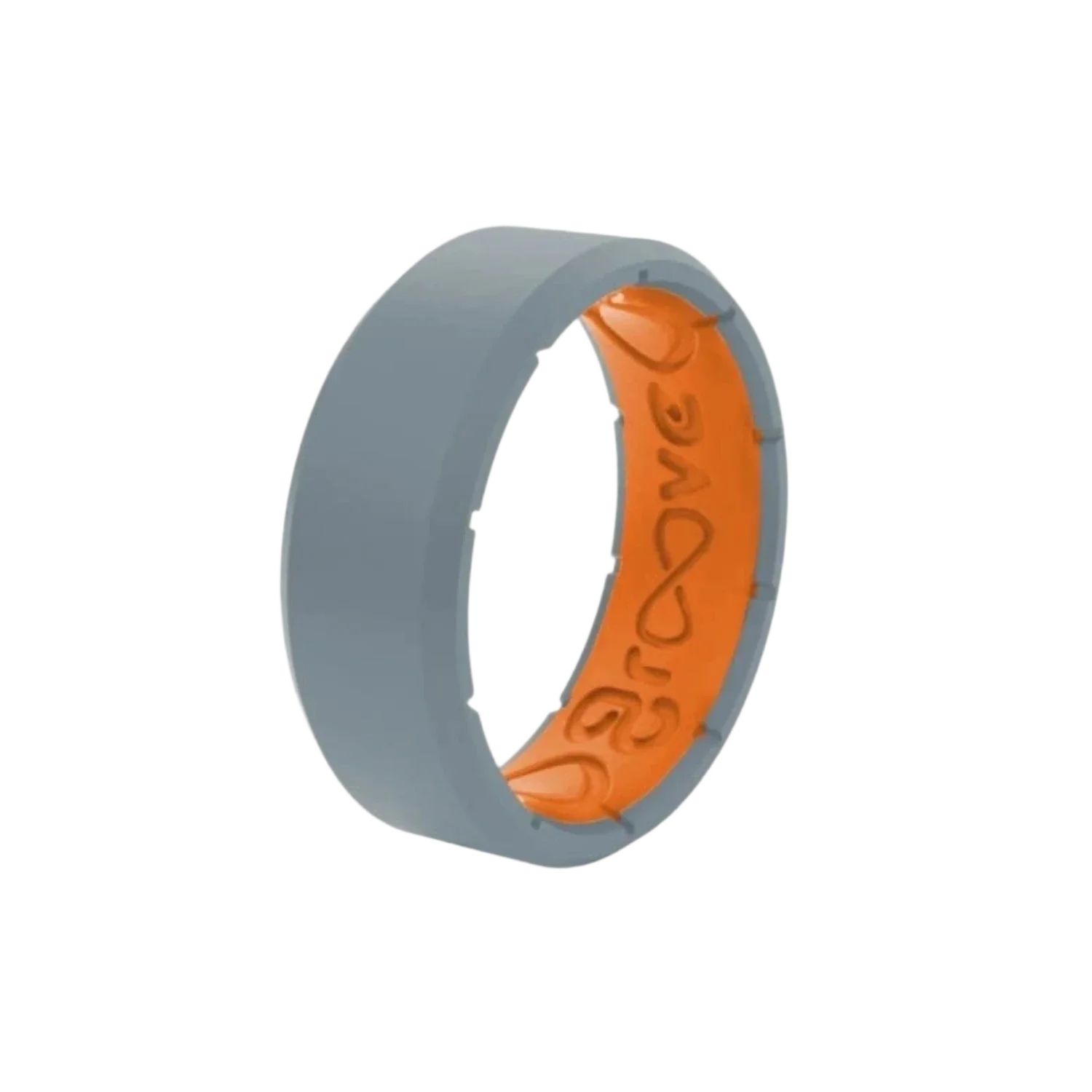 Groove Life 10. GIFTS|ACCESSORIES - MENS ACCESSORIES - MENS JEWELRY Groove Life Edge Ring STORM GREY