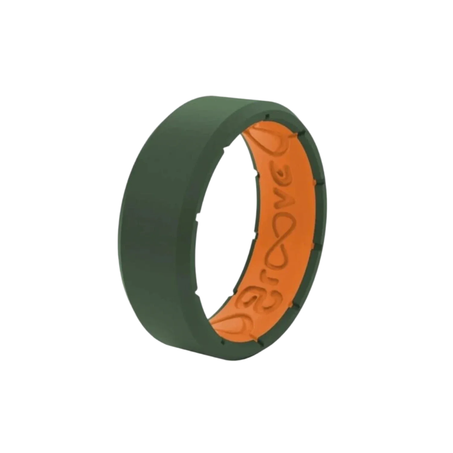 Groove Life 10. GIFTS|ACCESSORIES - MENS ACCESSORIES - MENS JEWELRY Groove Life Edge Ring MOSS GREEN