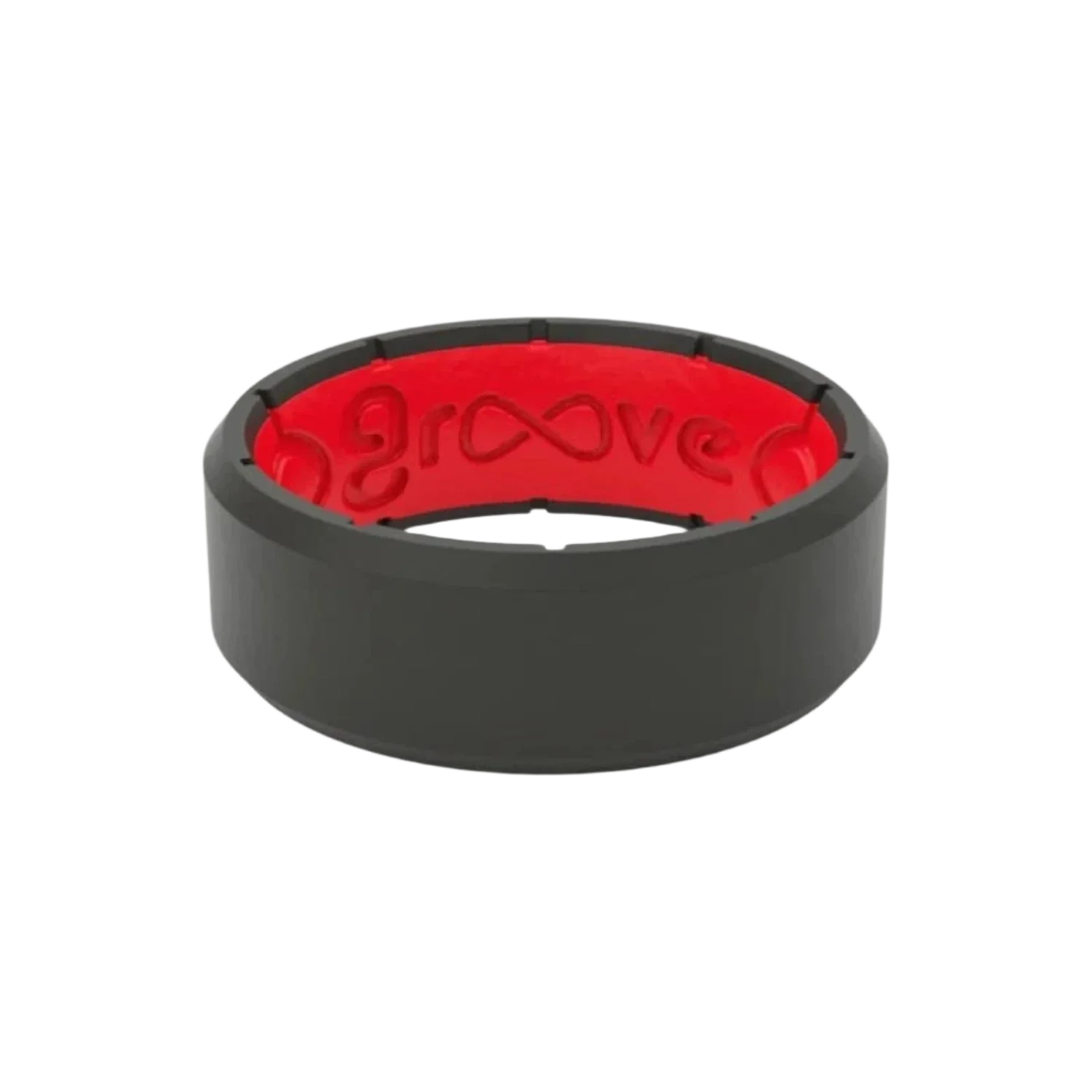 Groove Life 10. GIFTS|ACCESSORIES - MENS ACCESSORIES - MENS JEWELRY Groove Life Edge Ring BLACK|RED