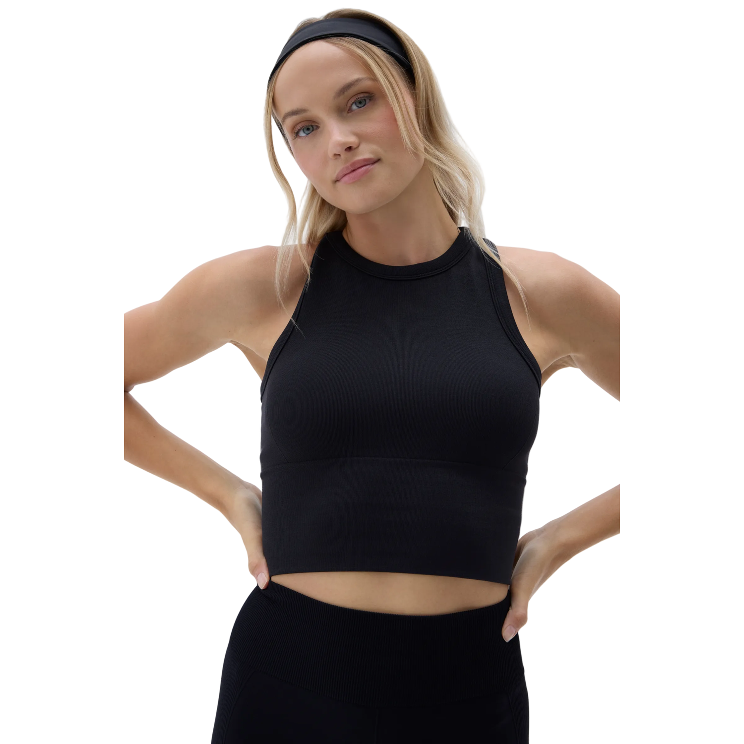 Women’s Sunn Seamless Tank Halfdays - BLACK / XXS