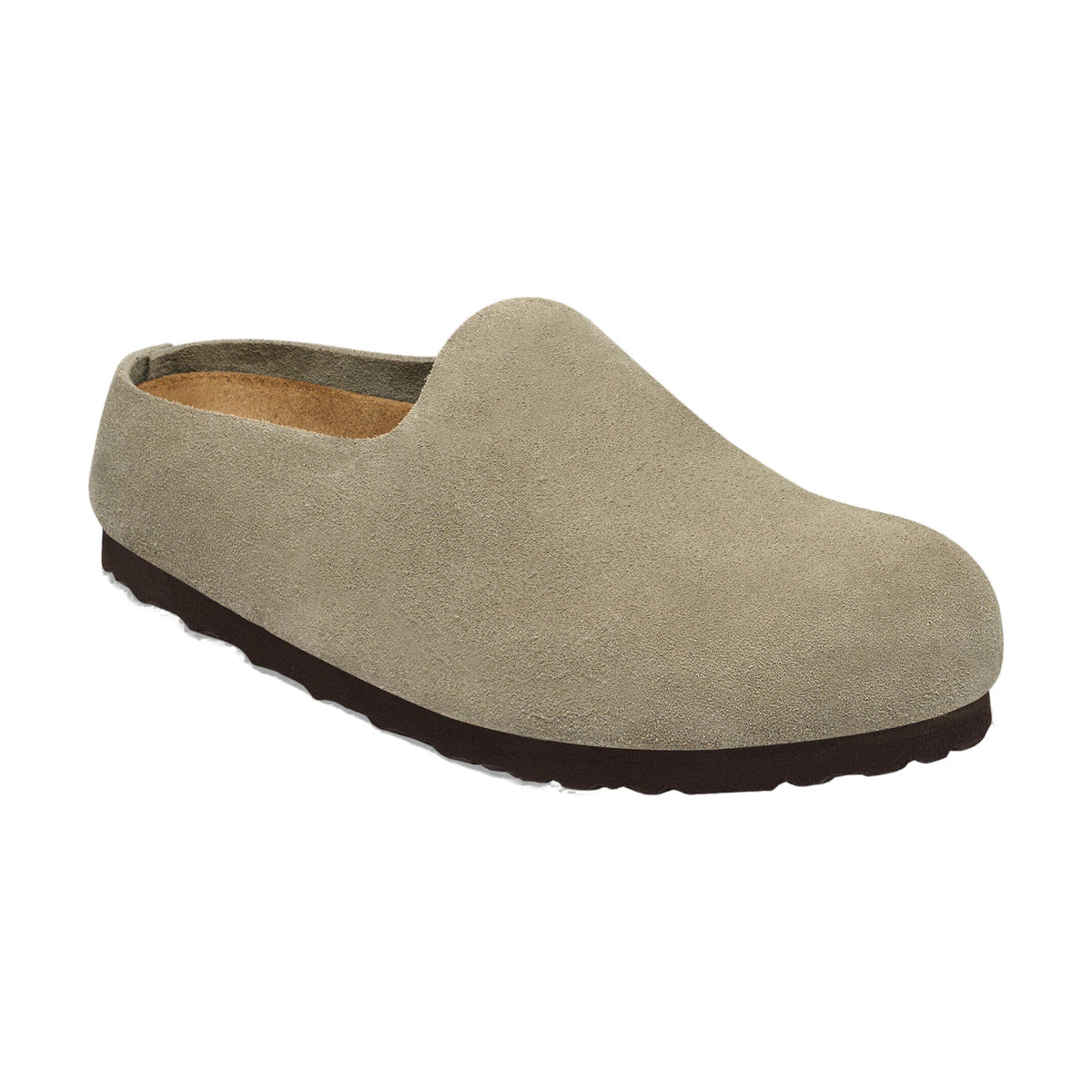 Women's Amsterdam Wrapped Suede Leather Birkenstock - TAUPE