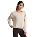 Women's LuxeLayer Pullover Beyond Yoga - 00ABA-0004 OATMEAL HEATHER