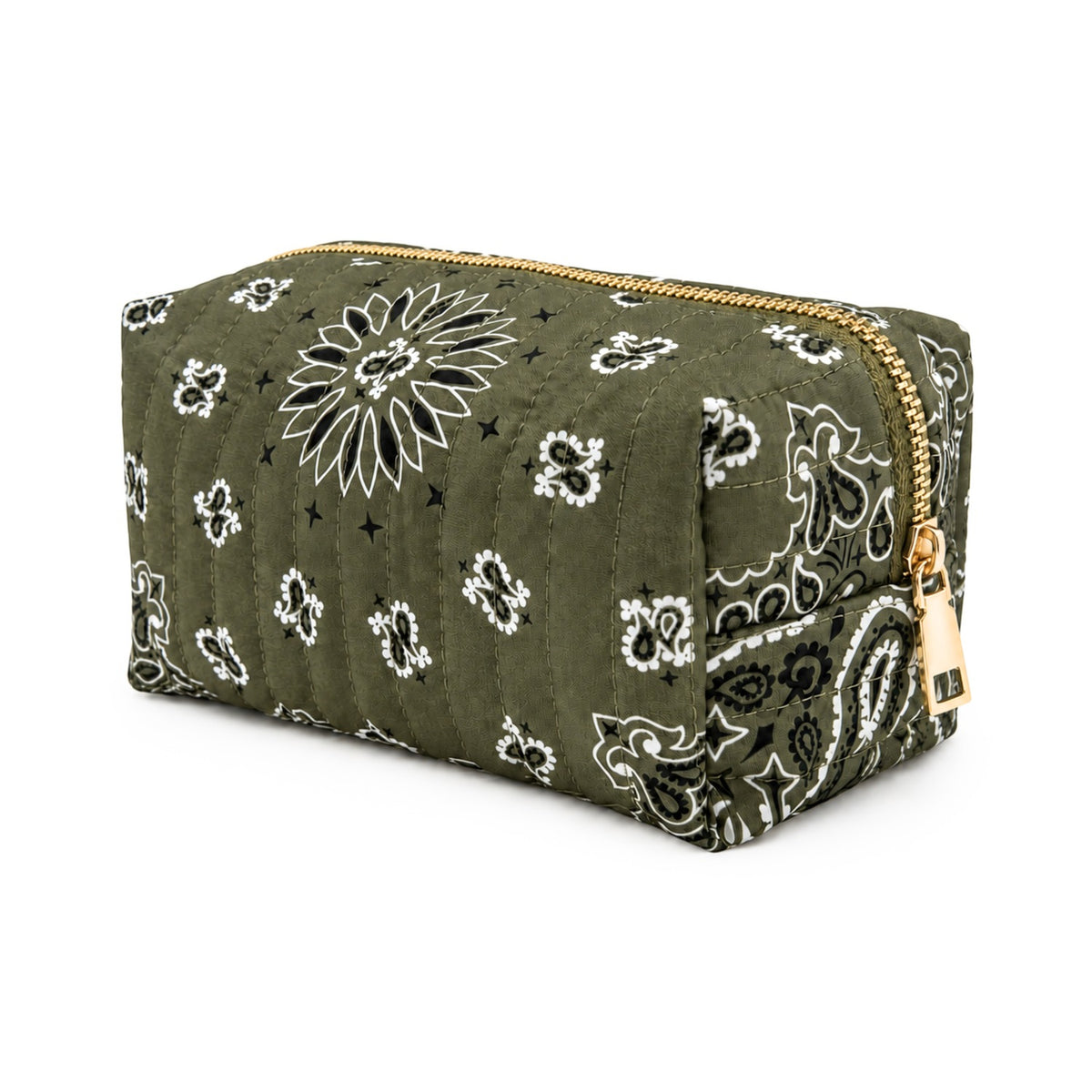 Bandana Everyday Travel Pouch Ellison+Young - MOSS|OLIVE